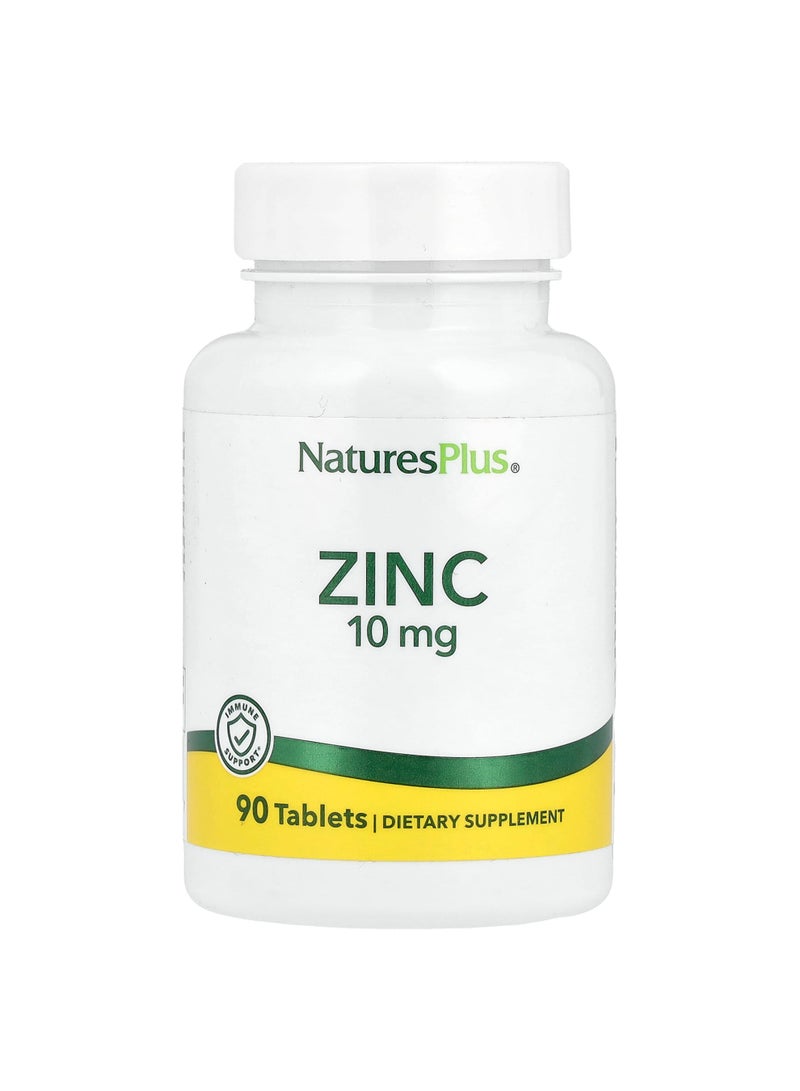 Zinc, 10 mg, 90 Tablets
