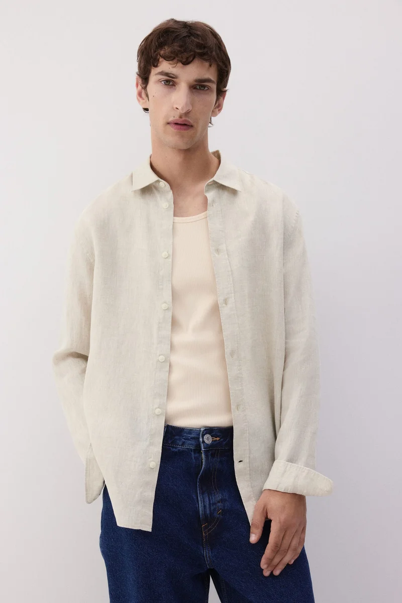 H&M Regular Fit Linen shirt