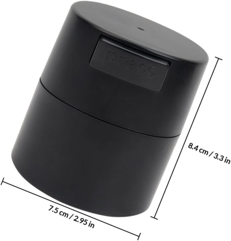Abaodam Eyelash Glue Storage Jar Sealed Canister Black Dustproof Lash Extension Glue Container for Professional Beauty Use - Image 2