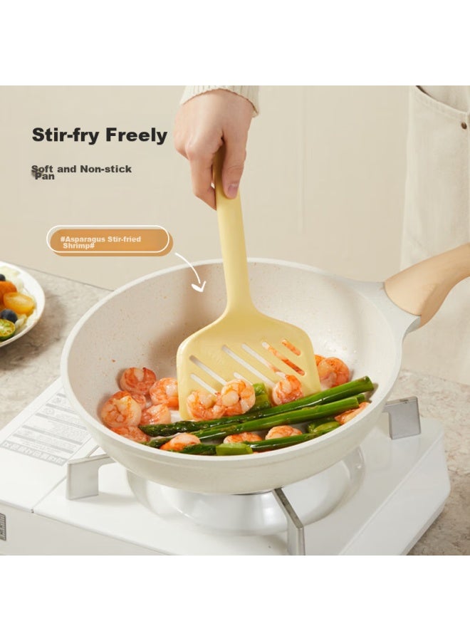 COOKER KING Chuidahuang Silicone Spatula, For Yuzi Shao, Specialized For Frying Eggs And Pancakes, Off-white  - Image 4