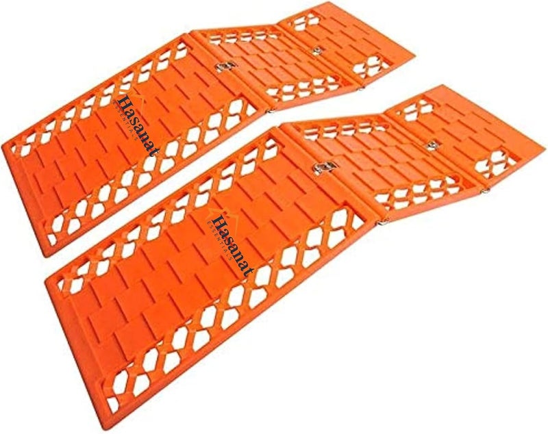 HASANAT ESSENTIALS مسارات استرداد الرمل الصحراوي المضادة للانزلاق من حسنات إيسينشالز 2 قطعة 60 سم × 18 سم - Image 1