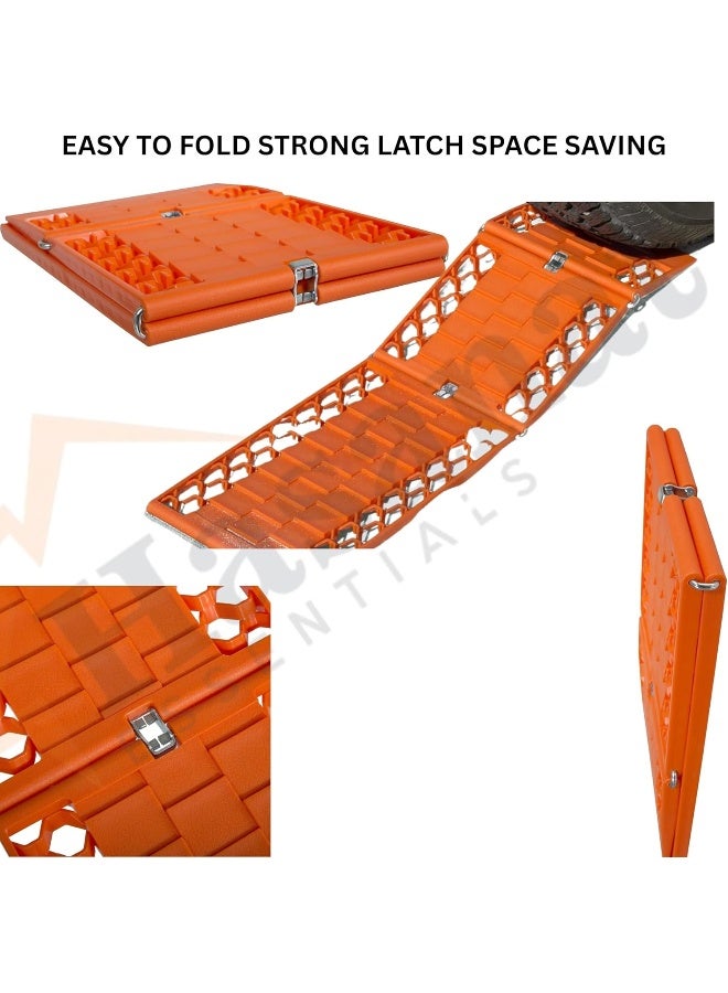 HASANAT ESSENTIALS مسارات استرداد الرمل الصحراوي المضادة للانزلاق من حسنات إيسينشالز 2 قطعة 60 سم × 18 سم - Image 3