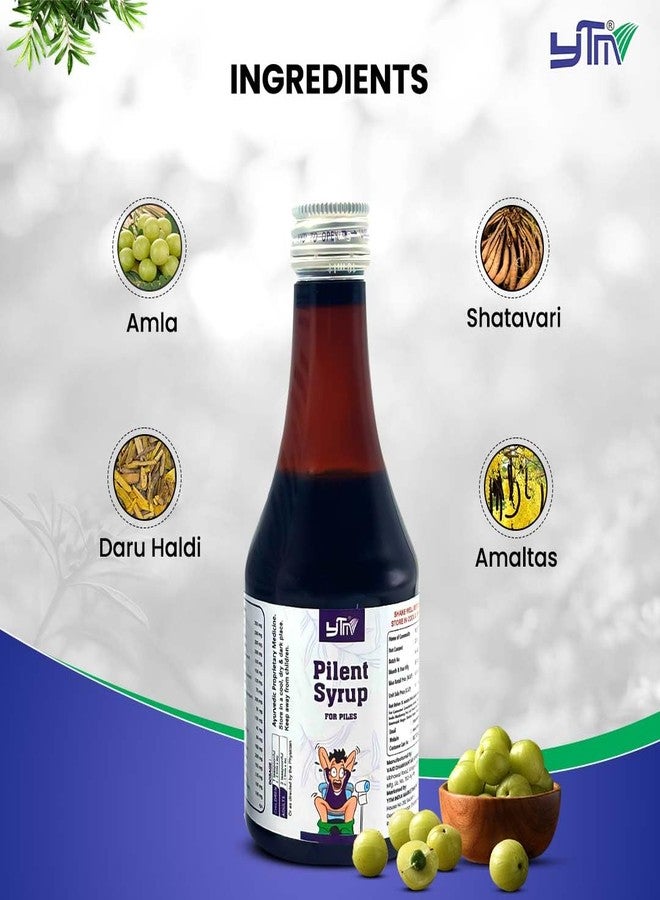 YTM Pilent Ayurvedic Syrup 200ml | Relief from Piles - Image 5