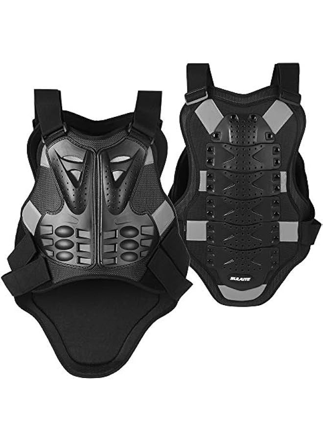 Sulaite armor vest Men Motorcycle Armor Vest Body Chest Spine Back Protector Protective Jacket for Cycling Skating Skiing Skateding - Image 1