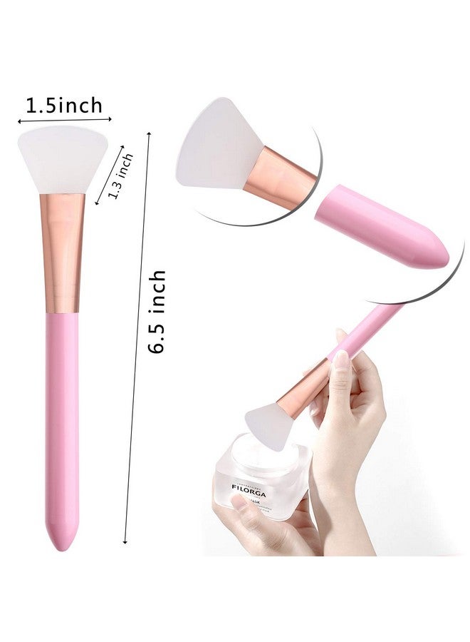 Elisel 5Pcs Silicone Face Mask Brushes Flexible Facial Mud Mask Applicator Brush For Applying Facial Masksleeping Mask Clay Maskbody Lotion Mask Beauty Tools Makeup Brushes Applicator (Style 1) - Image 2