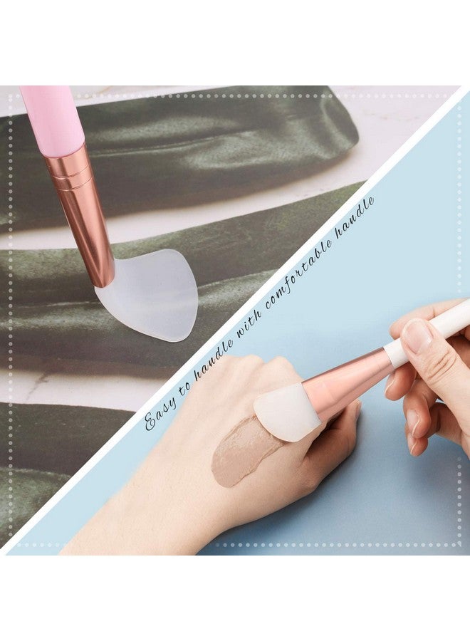 Elisel 5Pcs Silicone Face Mask Brushes Flexible Facial Mud Mask Applicator Brush For Applying Facial Masksleeping Mask Clay Maskbody Lotion Mask Beauty Tools Makeup Brushes Applicator (Style 1) - Image 4