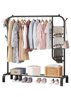 Reko Durable Clothes Rail Clothes Rack with Clothes Rail and Storage Compartment Freestanding Hanger  - Image 1