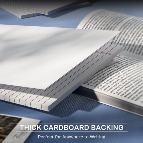 PINJINGPRO Legal Pads 8.5 x 11 Writing Pads, 3 Pack Note Pads 8.5 x 11 Wide Ruled Pads of Paper, Micro Perforated Notepad 8.5'' x 11'' Lined Paper Pads, Thickness Paper with Strong Cardboard, 30 Sheets per Pad - Image 5