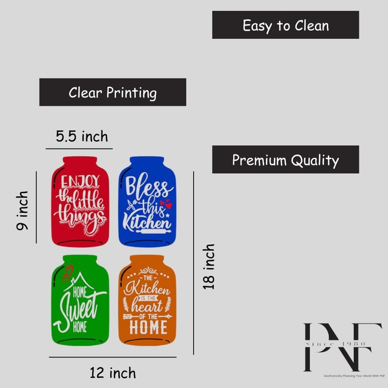 PNF Poster And Frames KITCHEN is the heart of home Wall art & Door Hanging Frame For Kitchen, Dining, restaurants Decor | Walland home Decor for Living Room | Room Decor Wall Decor Items For Bedroom | decoration (Wooden, 11x9 Inch,brown) 80-5 - Image 4