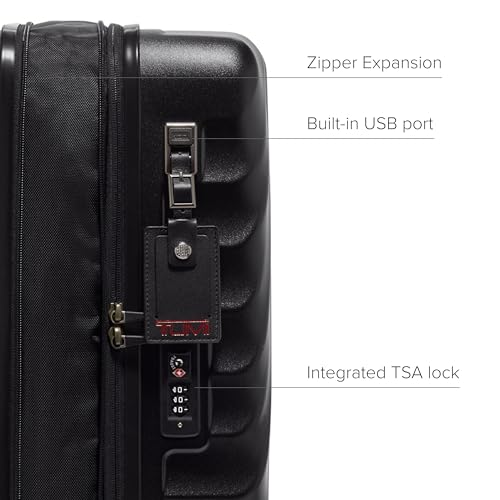 TUMI - 19 Degree International Expandable 4 Wheeled Carry-On - Hard Shell Suitcase - 21.8" X 14.0" X 9.0" - Matte Black Texture - Image 4