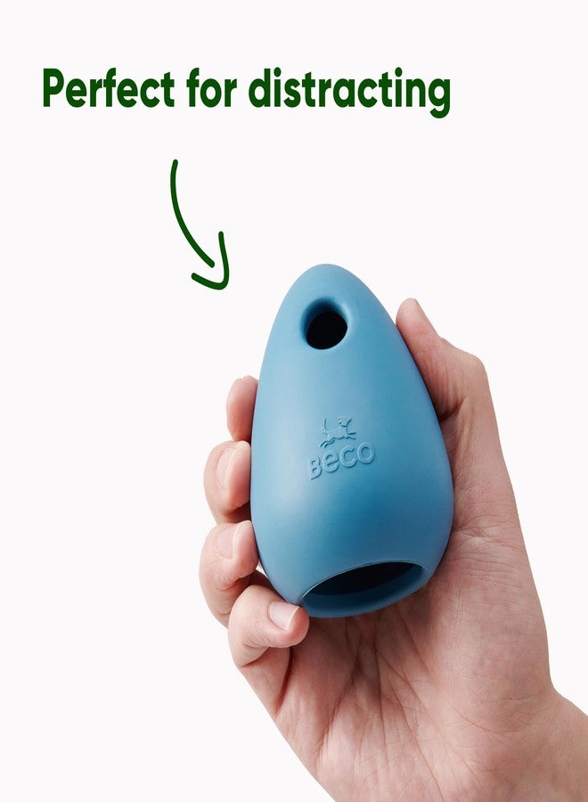 بيكو لعبة بيكو المطاطية الطبيعية المرنة والمطاطية والقابلة للحشو، مثالية لتسلية الكلاب، تتدحرج وتتأرجح مع فتحات متعددة قابلة للحشو، لون أخضر - Image 4