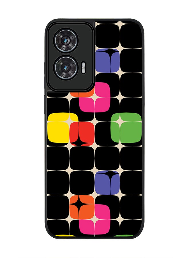 Stylizedd غطاء لموتورولا إيدج 50 فيوجن 5G، حماية كاميرا نحيفة، غطاء هاتف مضاد للصدمات - نجم السبعينات - Image 1