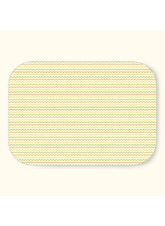 Happy Matty Happy Matty Babys Extra Absorbent Quick Dry Sheet Playmat Waterproof Reusable Washable Colourful Soft Comfortable Best for Gifting Lint Free Fabrics Mattress Crib Protector Large Zigzag Large  - Image 1