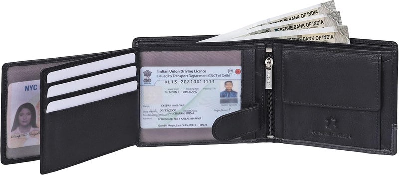 Napa Hide Leather Wallet for Men I RFID Protected I Durable Lining I Handcrafted - Image 5