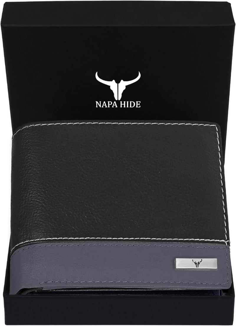 Napa Hide Leather Wallet for Men I RFID Protected I Durable Lining I Handcrafted - Image 1