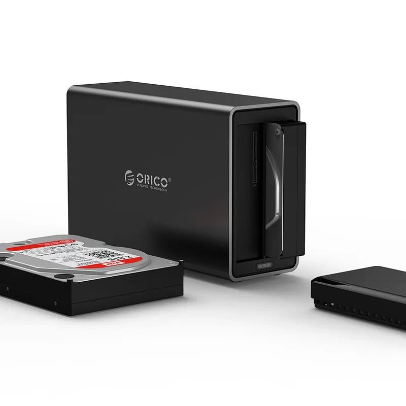 ORICO NS200RU3 USB3.0 Desktop 3.5-inch dual-disk hard disk cabinet, dual-disk hard disk docking station - Image 2