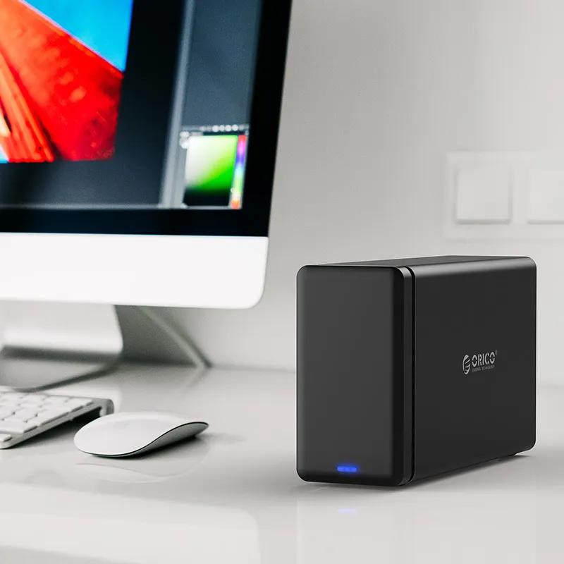 ORICO NS200RU3 USB3.0 Desktop 3.5-inch dual-disk hard disk cabinet, dual-disk hard disk docking station - Image 4