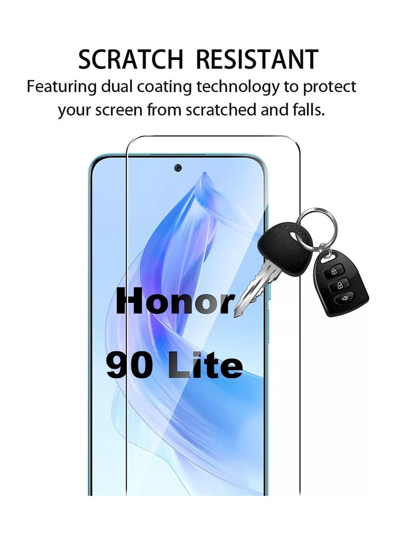 TWEGGON Honor 90 Lite Screen Protector, Tempered Glass Screen Protector for Honor 90 Lite 6.7" Clear  - Image 4