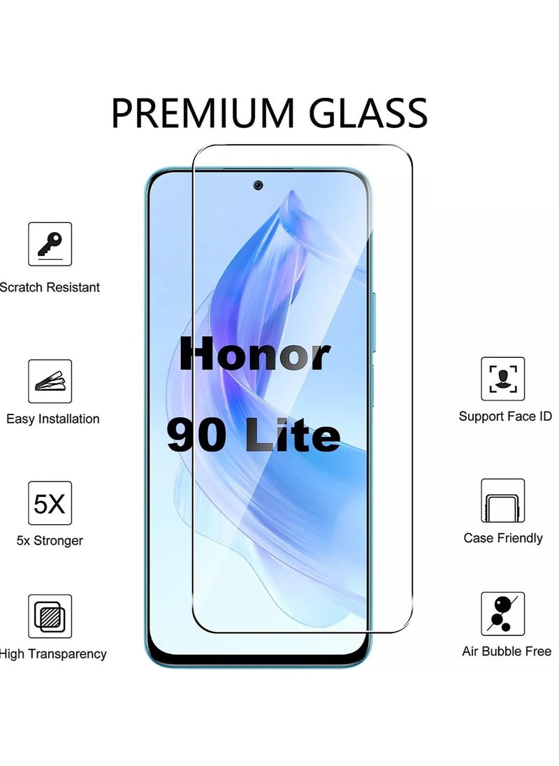 TWEGGON Honor 90 Lite Screen Protector, Tempered Glass Screen Protector for Honor 90 Lite 6.7" Clear  - Image 3