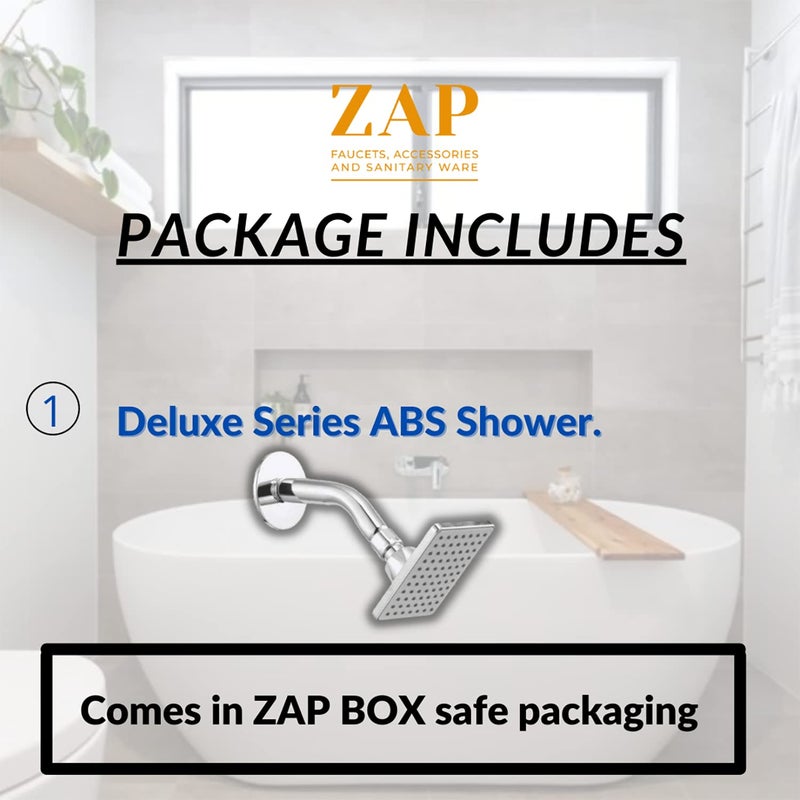 ZAP ZAP DELUXE 4 Inch Premium Shower with Rod - Image 5