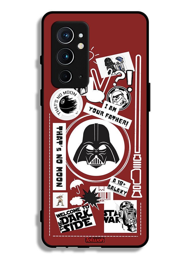 Tolwak OnePlus 9RT 5G Protective Case Cover Welcome To The Dark Side Sticker - Image 2