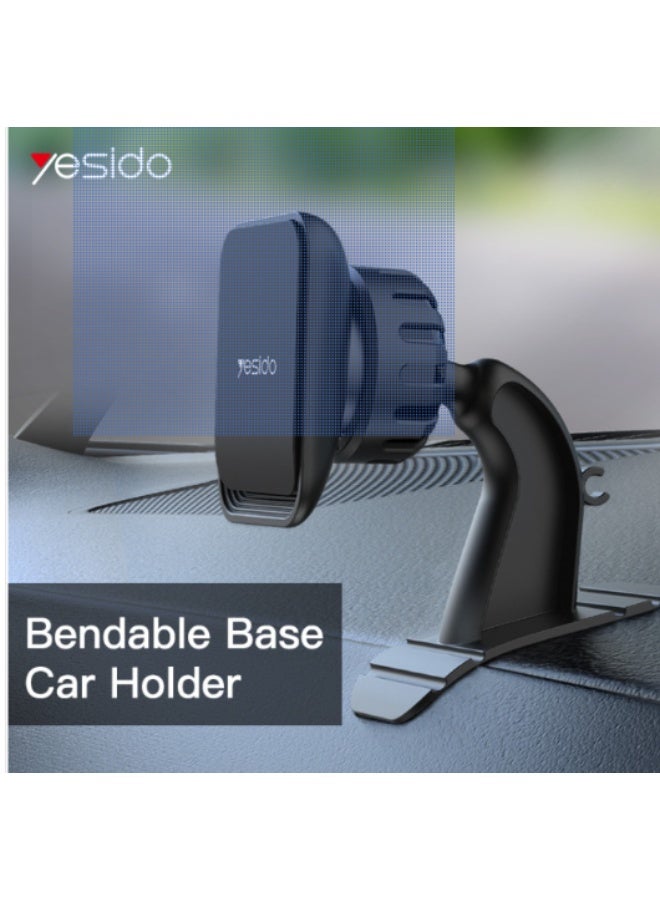 Yesido Magnetic Magnet 360 Degree Universal Car Dashboard Mobile Phone Holder Compact Design and Secure Adhesive Base | Model C110 | By Yesido - Image 2