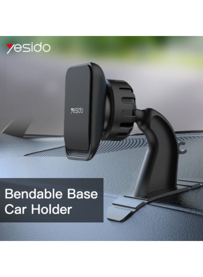 Yesido Magnetic Magnet 360 Degree Universal Car Dashboard Mobile Phone Holder Compact Design and Secure Adhesive Base | Model C110 | By Yesido - Image 3