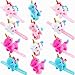 Flahard 12 Pcs Plush Unicorn Slap Bracelet Stuffed Animal Slap Bracelets for Unicorns Party Favor Boys and Girls Birthday Gift Fillers 4 Styles - Image 2