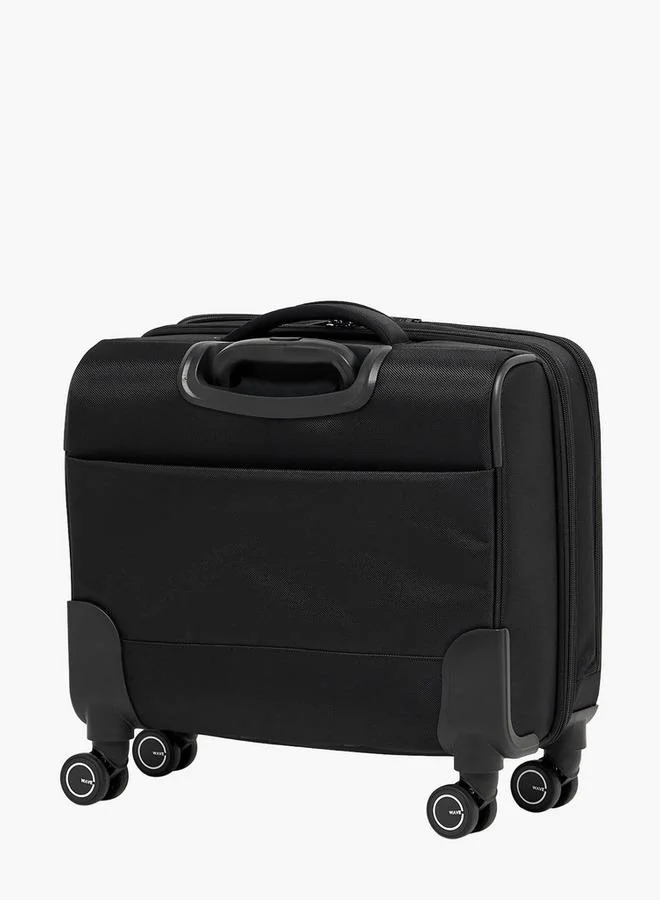 Wave BLACK Solid Softcase Trolley Bag With Retractable Handle for Men | Best Price UAE