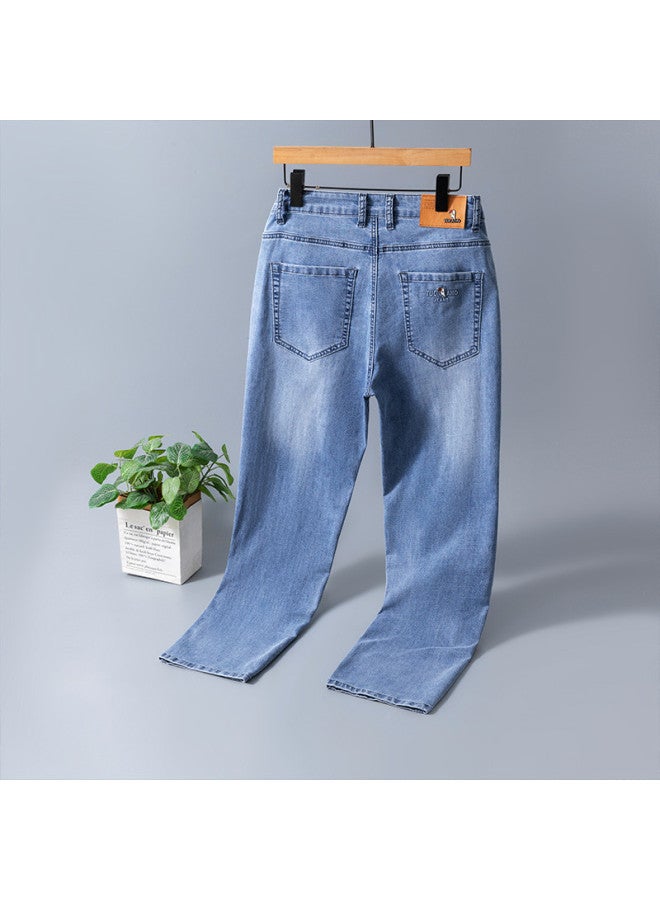 Tucano summer Thin Jeans For Men - Soft Skin-friendly Straight-leg Pants - Image 3