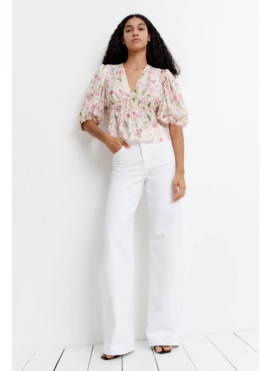 اتش اند ام V-Neck Blouse