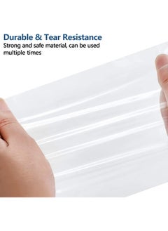 ECVV 100 Pcs Zip Clear Plastic Bags 2" X 2.8" Inches, Clear Reclosable Poly Bags With Resealable Lock Seal Zipper, Reclosable Storage Bags For Nuts, Candies  - Image 3