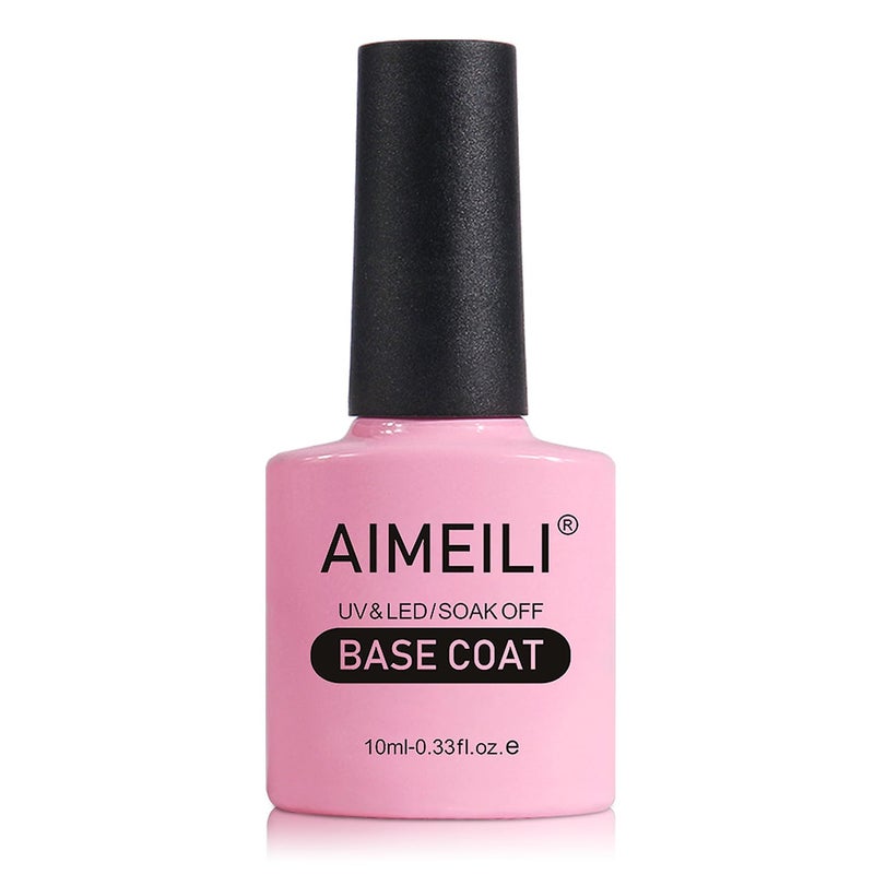 AIMEILI Nutrition Base Coat Soak Off U V LED Hema Free Cruelty Free Vegan Gel Nail Polish - Image 1