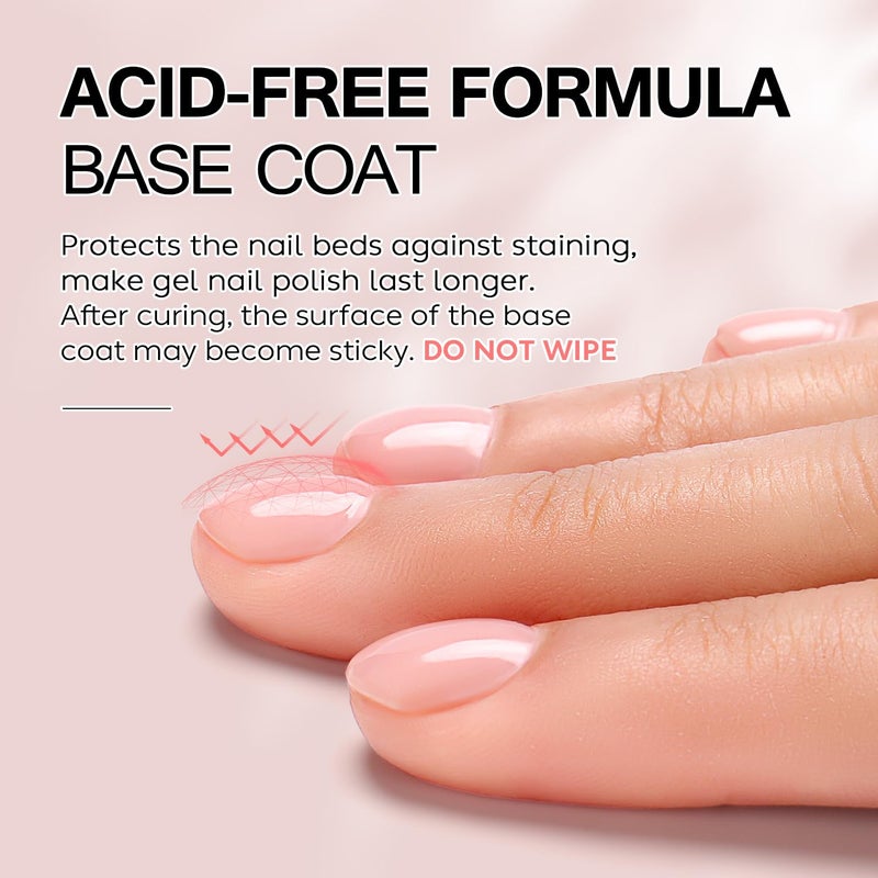 AIMEILI Nutrition Base Coat Soak Off U V LED Hema Free Cruelty Free Vegan Gel Nail Polish - Image 3