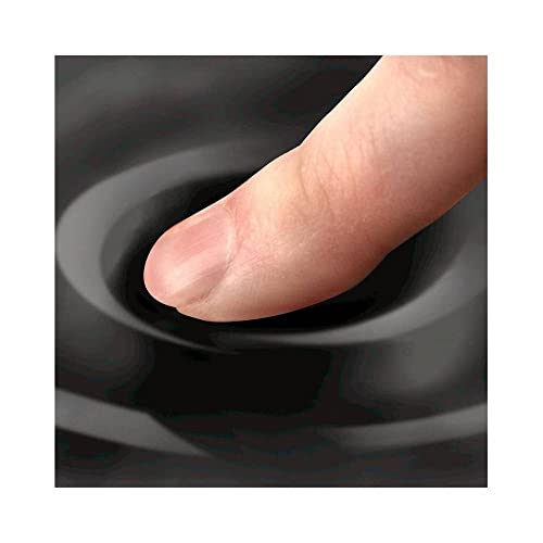 Fellowes Wrist Rest - Crystals Gel Wrist Rest with Non Slip Rubber Base - Ergonomic Mouse Mat Wrist Support, Keyboard Wrist Rest for Computer, Laptop, Home Office Use - Black - Image 2