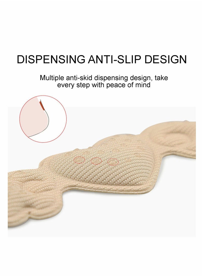 Excefore - Heel Cushion Pads, 6 Pairs Heels Grips Shoe Inserts for Women, Self-Adhesive Heel Protectors Pads Snugs Liner Heel Cushion for Loose Shoes, Prevent Heel Slipping, Rubbing, Foot Pain, Improve Comfort - Image 1