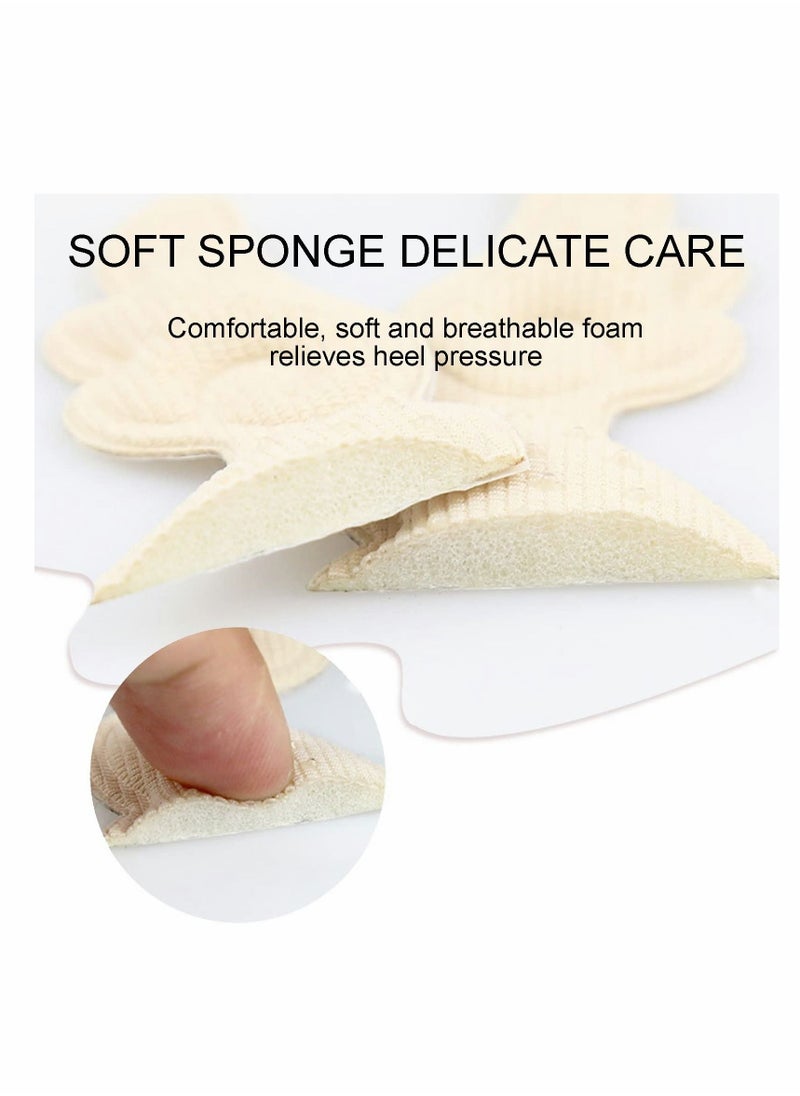 Excefore - Heel Cushion Pads, 6 Pairs Heels Grips Shoe Inserts for Women, Self-Adhesive Heel Protectors Pads Snugs Liner Heel Cushion for Loose Shoes, Prevent Heel Slipping, Rubbing, Foot Pain, Improve Comfort - Image 1