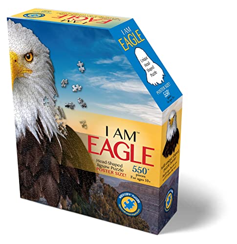Madd Capp Puzzles I AM Eagle 550 pieces Animal Shaped Jigsaw Puzzle - Image 5