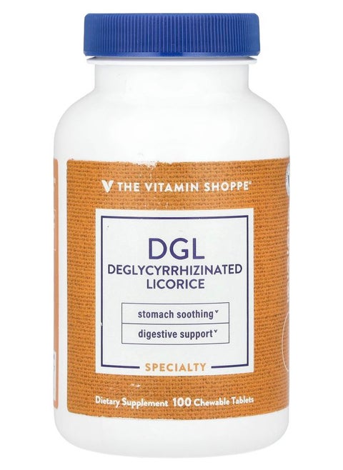 DGL (Deglycyrrhizinated Licorice) 100 Chewable Tablets