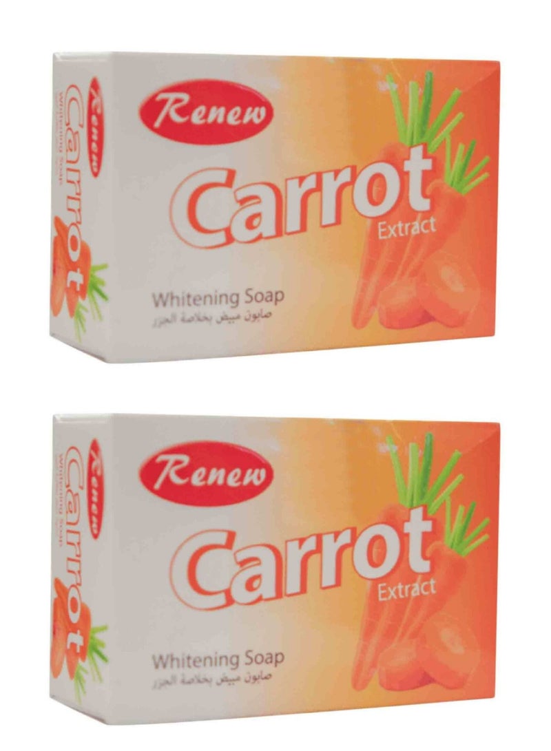 Renew Carrot extract whitening soap 2 pcs - Image 1