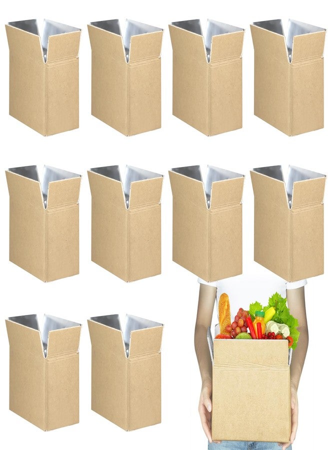 Axigundaone 10 Pcs Insulated Shipping Box 8.7 x 4.7 x 6 Inch - Image 1