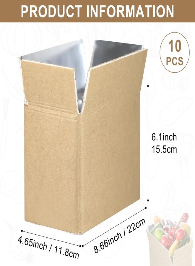 Axigundaone 10 Pcs Insulated Shipping Box 8.7 x 4.7 x 6 Inch - Image 2