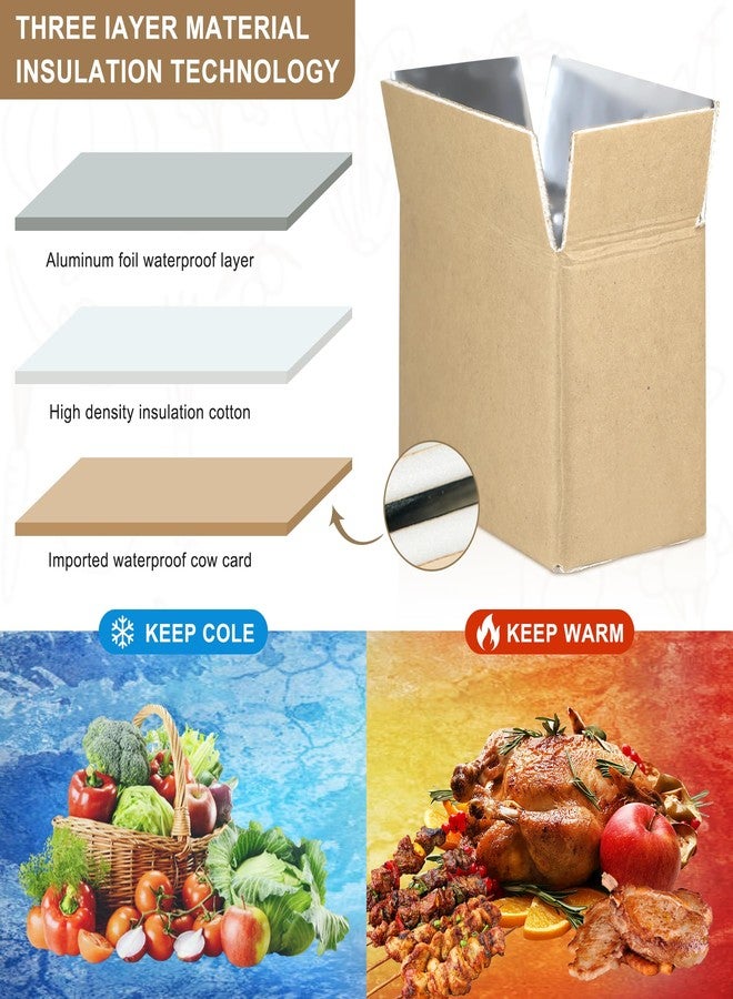 Axigundaone 10 Pcs Insulated Shipping Box 8.7 x 4.7 x 6 Inch - Image 4