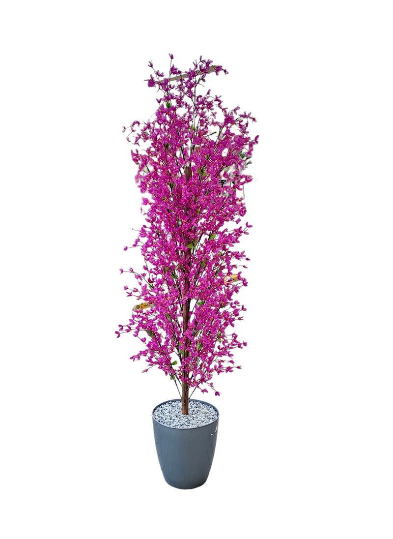 AL KHALDIYA Artificial decorative plant tree with pot, 140 cm  - Image 1