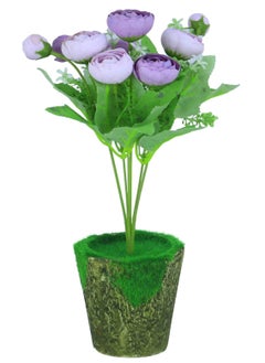 Artificial Flowers Potted Plant for Indoor Outdoor Office Home Garden Party Decoration (30cm, Light Purple) - pzsku/ZCE704DD0F615CFE2E8AAZ/45/_/1706689925/7965b725-ca3d-4653-afff-027c1bb4a489