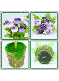 Artificial Flowers Potted Plant for Indoor Outdoor Office Home Garden Party Decoration (30cm, Light Purple) - pzsku/ZCE704DD0F615CFE2E8AAZ/45/_/1706689996/79f13da4-8957-4229-9ff9-036ace964e14