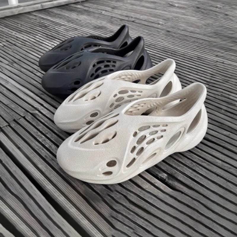 Croc-Style Sandals With A Stepping-On-Clouds Feel, Unisex Thick-Soled Slippers, Summer Outdoor Breathable Closed-Toe Slippers - Image 5
