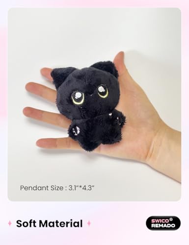 Swico Remado Cute Cartoon Animal Keychains Keyring Car Key Handbag Wallet Tote Bag Pendant Decoration - Image 3