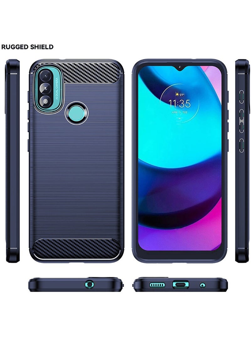 Brushed Carbon Fiber Shockproof Case For Lenovo K14 & Lenovo K14 Plus & Motorola Moto E20 & Moto E30 & Moto E40 - Image 2