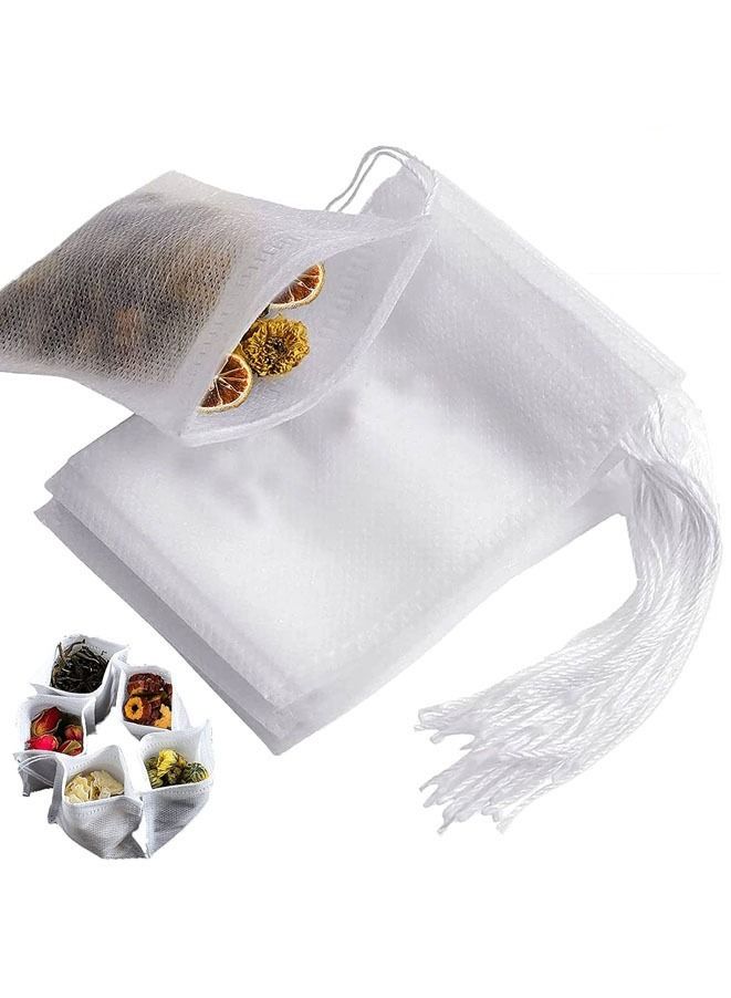 100 PCS Cotton Drawstring Seal Filter Tea Bags 2.75x3.54 Inches  - Image 1